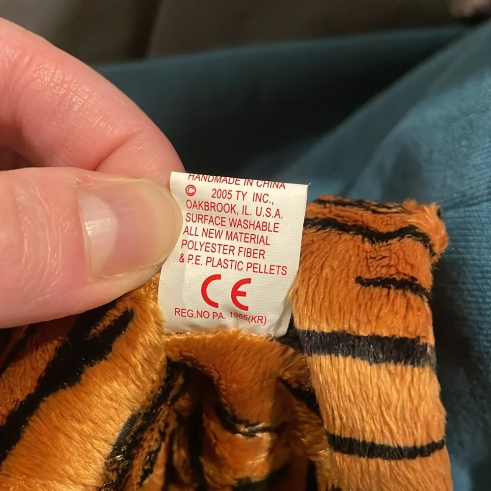 2005 Stripey beanie baby - Picture 5 of 5